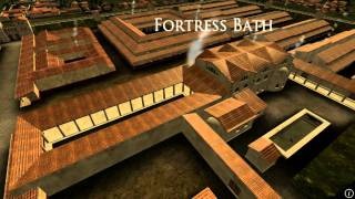 Animation of ancient Roman Fort in Caerleon Wales [upl. by Conover816]