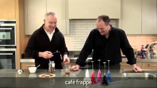 How to make a frappé coffee using an aerolatte milk frother [upl. by Eeldarb697]