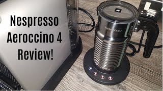 Nespresso Aeroccino 4 Milk Frother Review  Worth upgrading from the Aeroccino 3 [upl. by Seni106]