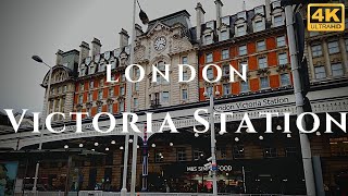 London Victoria Station Walk Through England 4K [upl. by Griswold]