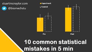 Ten Statistical Mistakes in 5 Min [upl. by Eiten558]